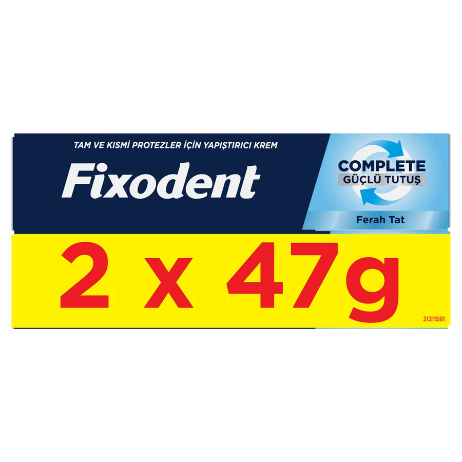 Krem mocujący do protez Complete Strong Hold Fresh, 2 x 47 g, Fixodent: ceny i cechy