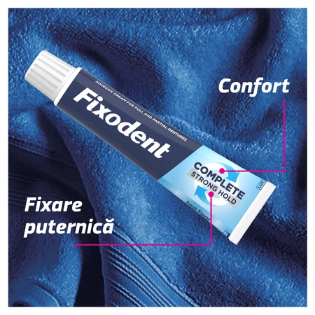 Krem mocujący do protez Complete Strong Hold Fresh, 2 x 47 g, Fixodent: ceny i cechy