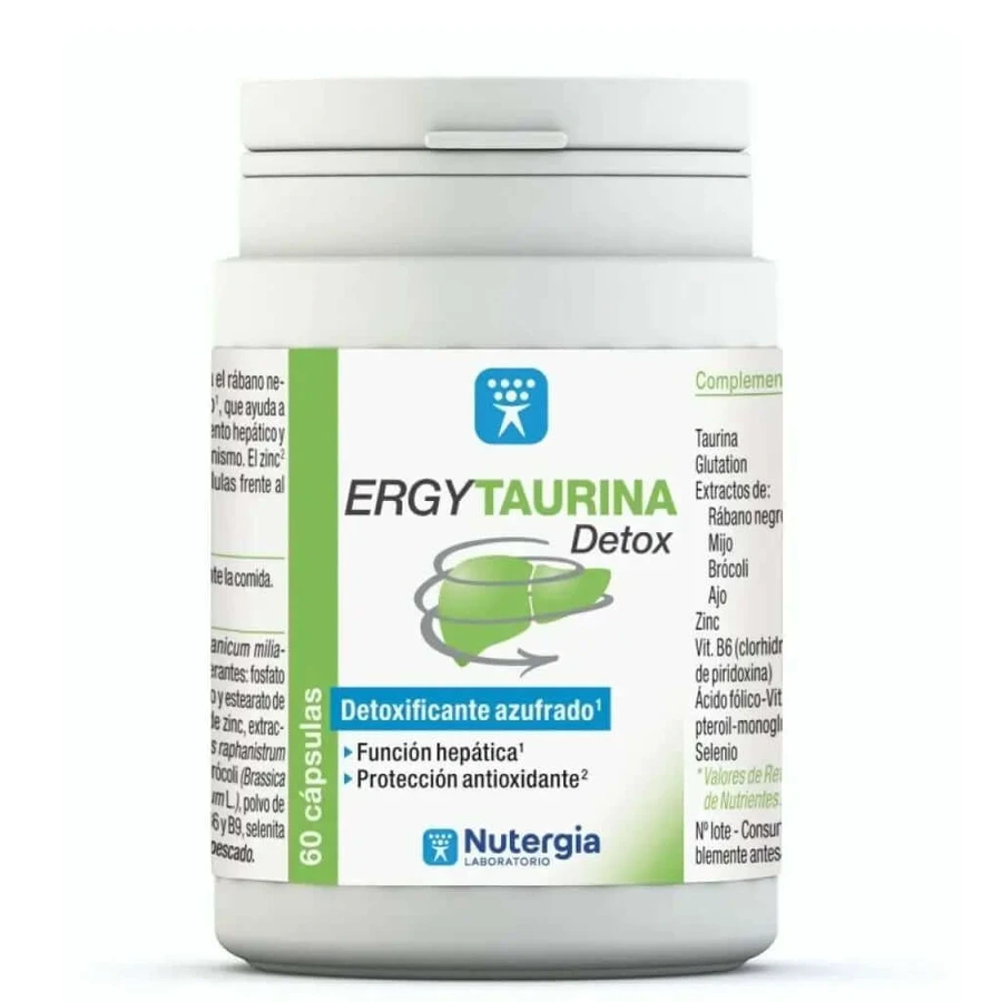 Nutergia Ergytaurin Hepatische Entgiftung 60 Kapseln
