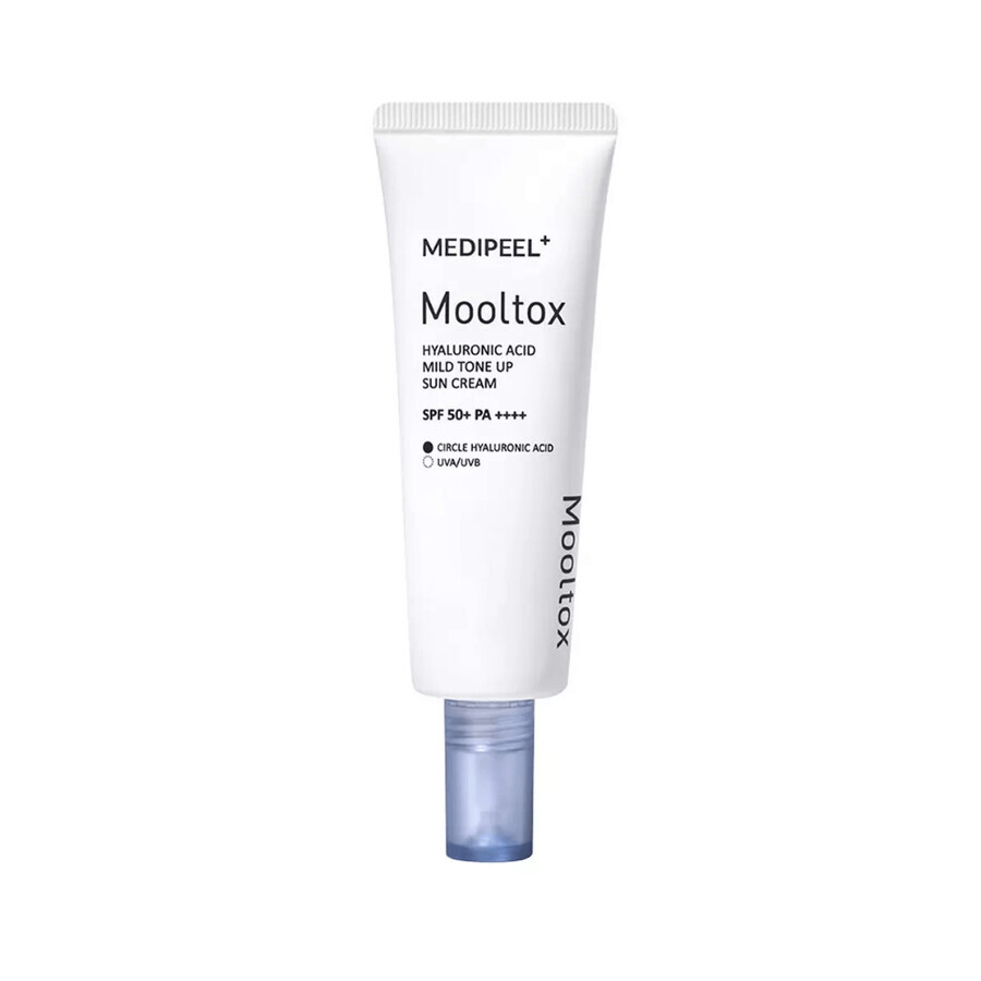 Mooltox Crème visage avec SPF50+ et acide hyaluronique, 50 ml, MediPeel