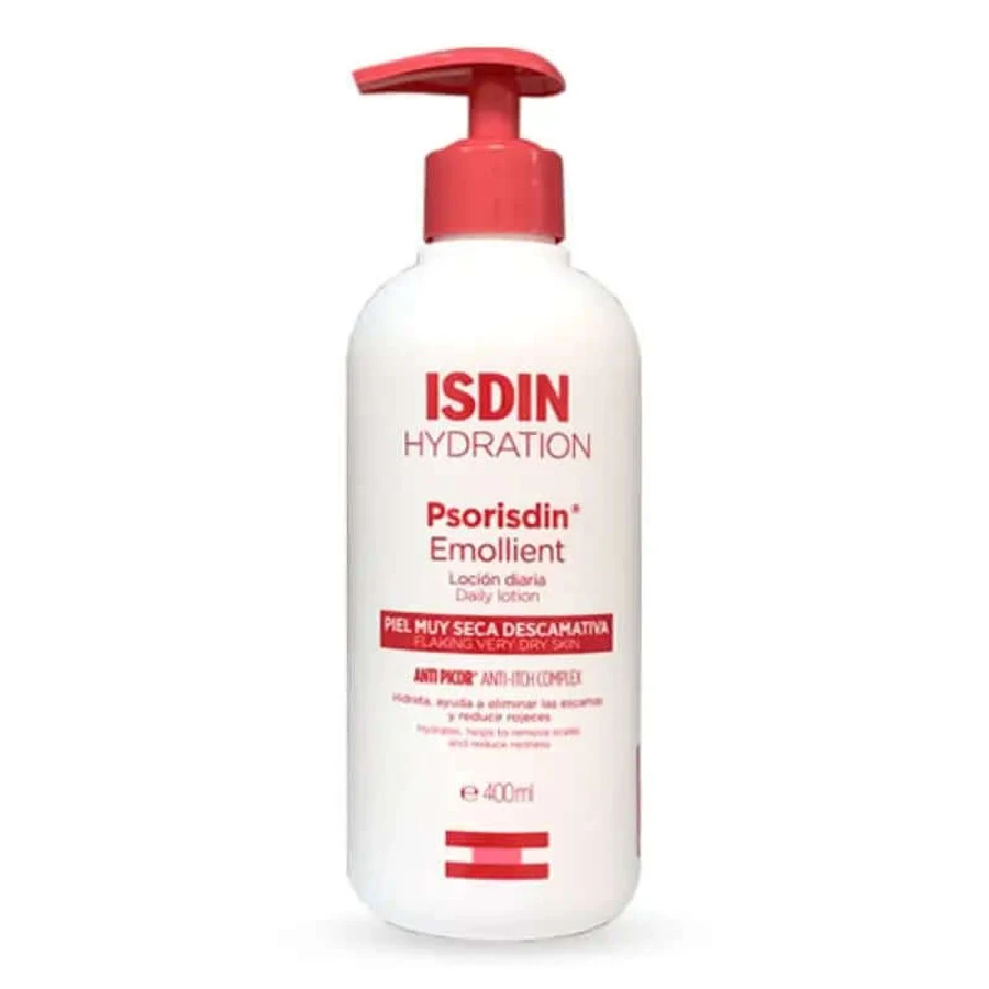 Isdin Psorisdin Psorisdin Psorisdin Lotion émolliente pour le corps, 400ml