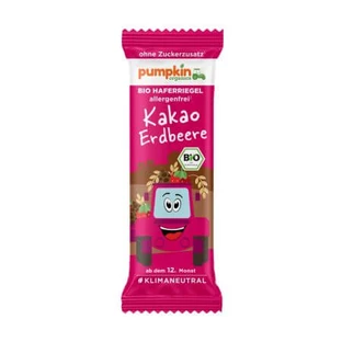 Biologische Haver met cacao en aardbeien, 12 maanden+, 20 g, Pumpkin Organics