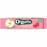 Barrita de avena integral ecológica con frambuesas y manzanas, 12 meses+, 23 g, Organix
