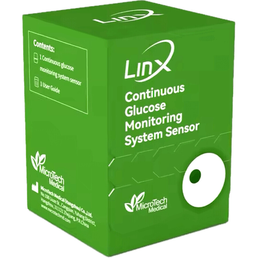 LinX CGM Glucopro - System zur kontinuierlichen Glukoseüberwachung