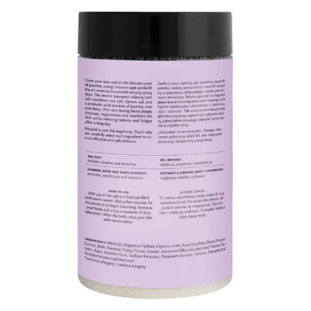 Hagi White Bouquet, natural bath salt, 480 g