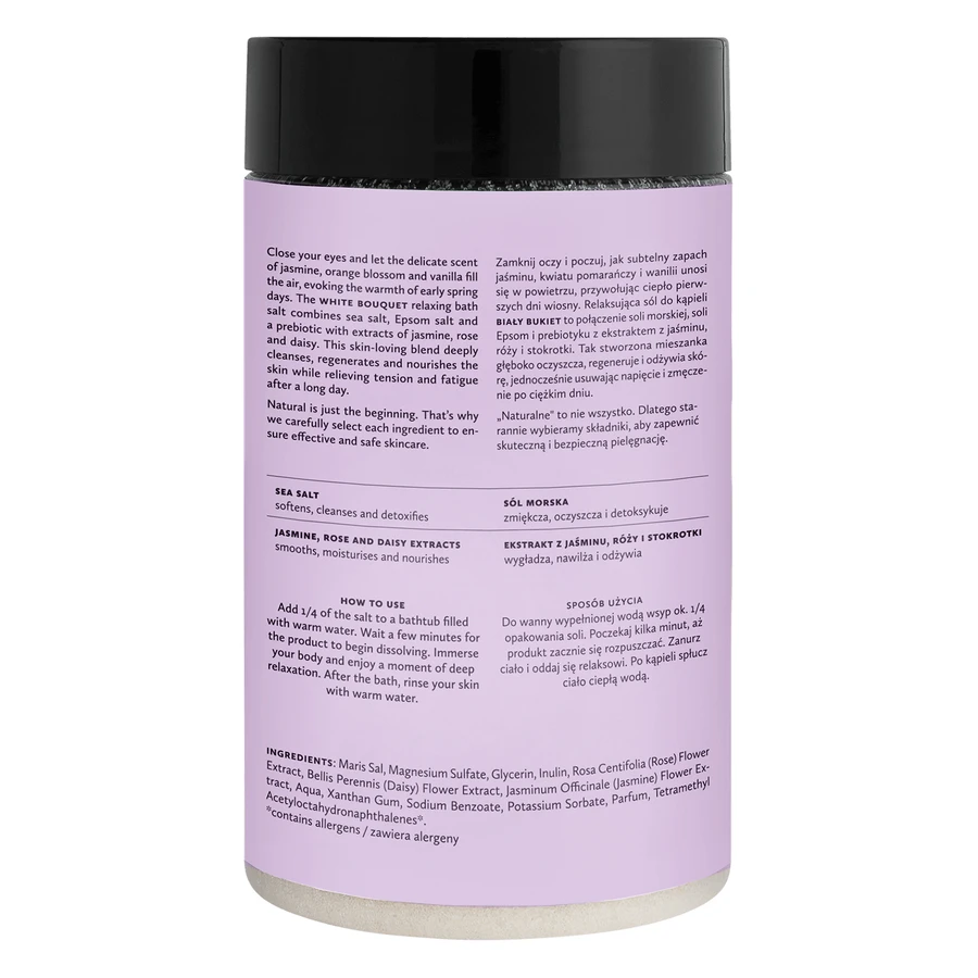 Hagi White Bouquet, natural bath salt, 480 g