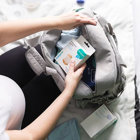 BabyOno, reistas voor mama, grijs