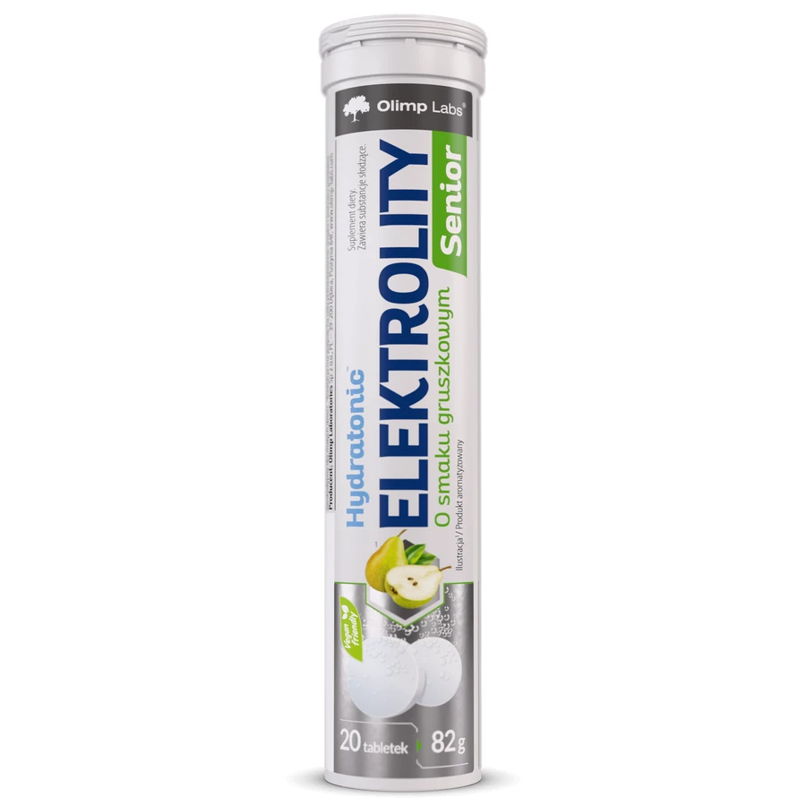 Olimp Hydratonic Elektrolity Senior, Birnengeschmack, 20 Brausetabletten
