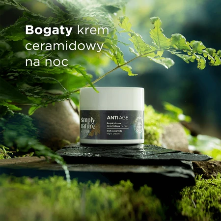 Clochee Simply Nature Anti Age, rich ceramide night cream, 50 ml