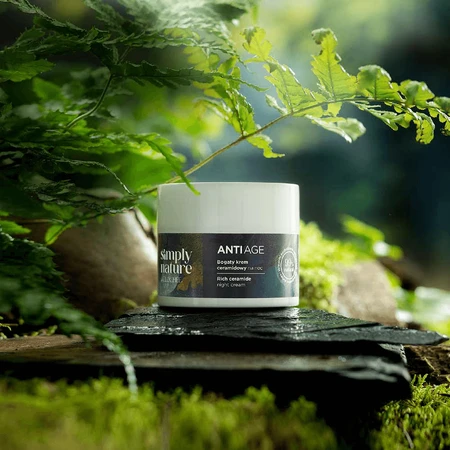 Clochee Simply Nature Anti Age, rich ceramide night cream, 50 ml