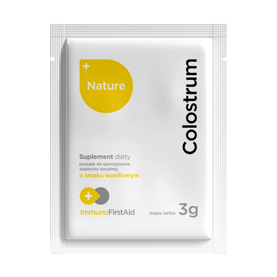 Colostrum Nature, pulbere, aromă de vanilie, 14 pliculețe