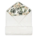BabyMatex, funda de baño de rizo Diseño Bambú, 100 cm x 100 cm, blanco