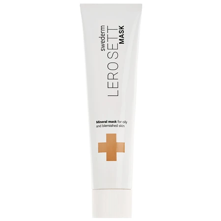 Swederm Lerosett, masque nettoyant, peaux grasses, mixtes et acnéiques, 70 ml