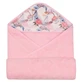 BabyMatex, funda de baño de rizo Diseño Bambú, 100 cm x 100 cm, rosa