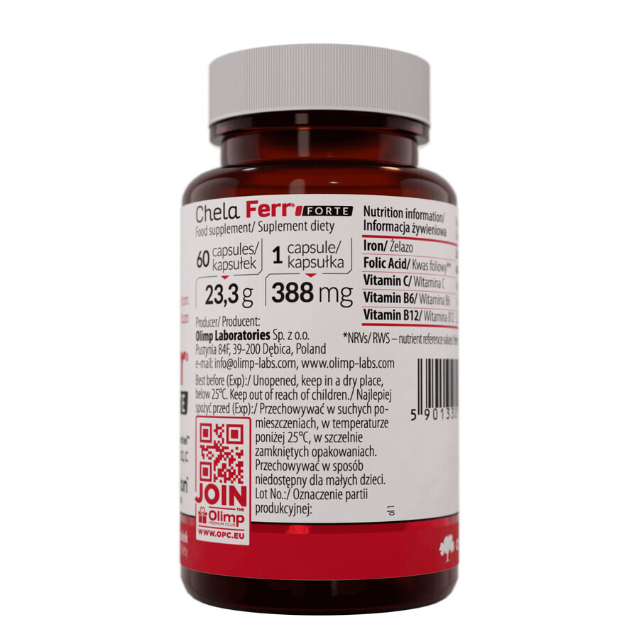 Olimp Chela-Ferr Forte, 60 capsules