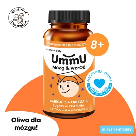 UmmU Brain & Brain, for children 8 years and older, 120 capsules