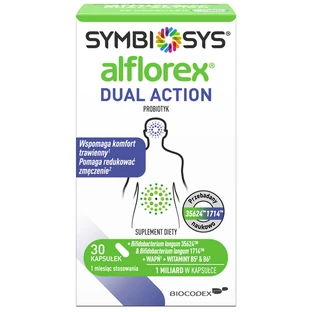Symbiosys Alflorex Dual Action, 30 capsules, Biocodex