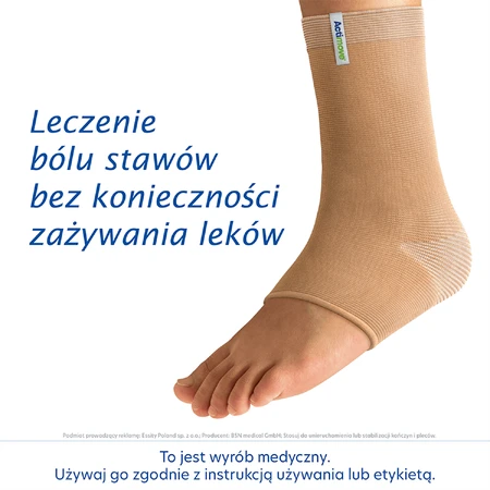Actimove Arthritis Care, tobillera para personas con artritis, beige, talla M