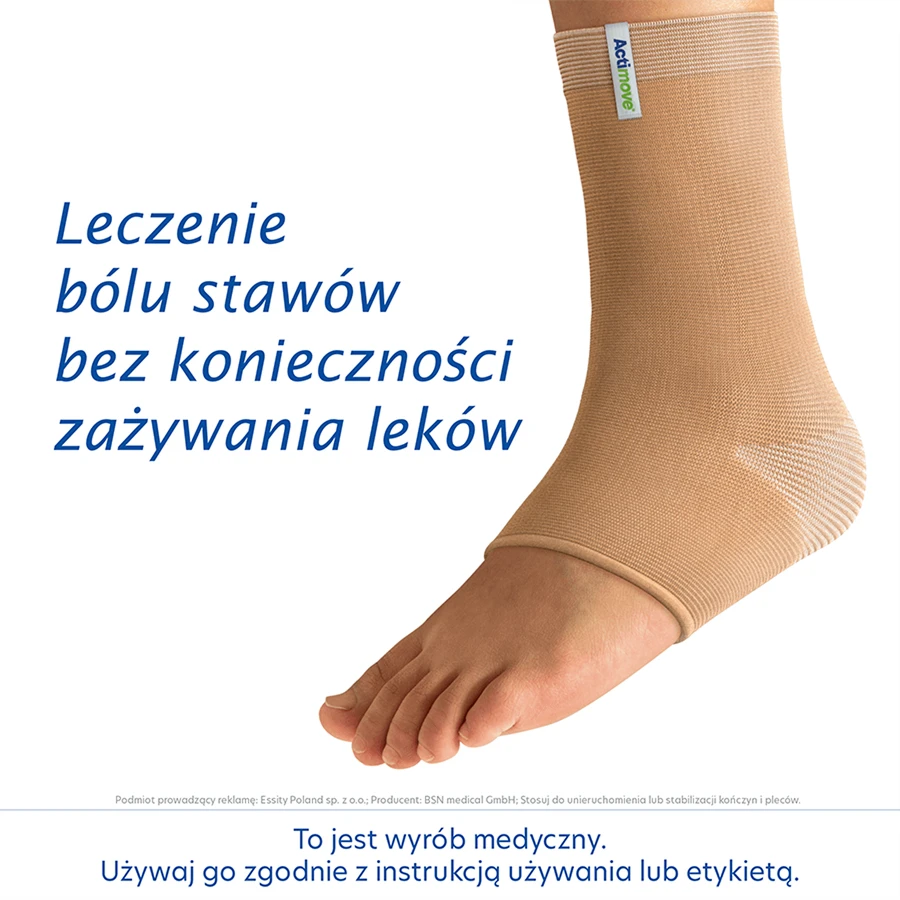 Actimove Arthritis Care, tobillera para personas con artritis, beige, talla M