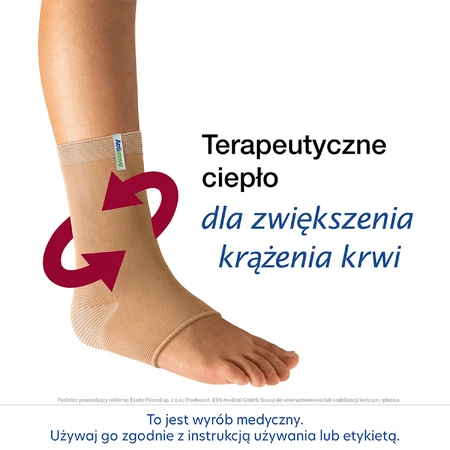 Actimove Arthritis Care, tobillera para personas con artritis, beige, talla M
