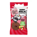 Bunny Ninja Fruit Rolls set, snack de fruits, 4 x 15 g + livre de coloriage gratuit