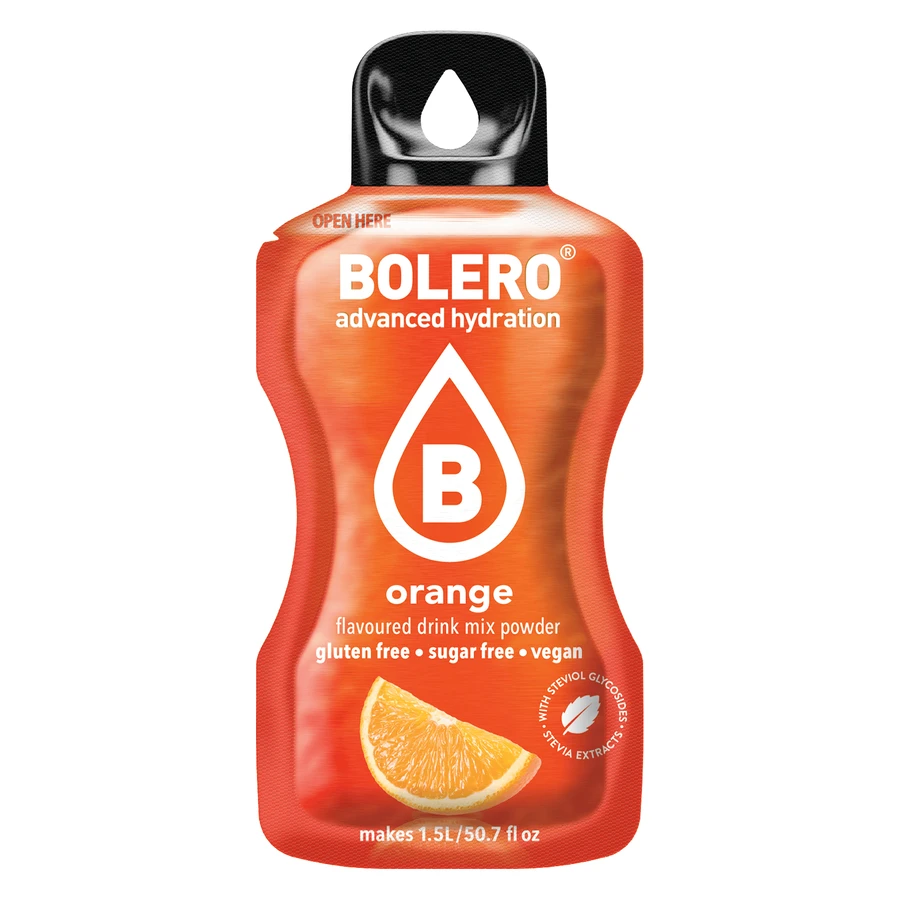 Bolero Naranja, bebida en polvo, 9 g