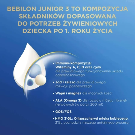 Set Bebilon Advance Pronutra 3 Junior, lait maternisé nourrissant, après 1 an, 3 x 1000 g + CzuCzu Library of the Toddler, 4 livres pour enfants, à partir de 12 mois gratuit
