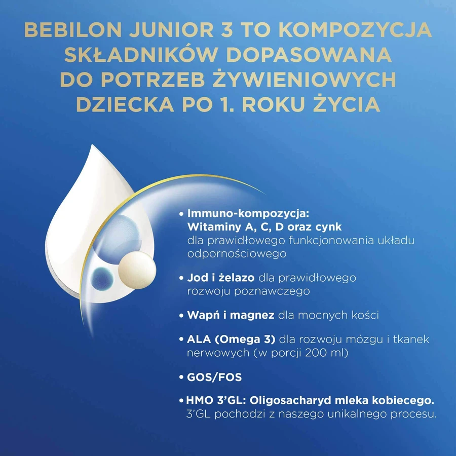 Set Bebilon Advance Pronutra 3 Junior, lait maternisé nourrissant, après 1 an, 3 x 1000 g + CzuCzu Library of the Toddler, 4 livres pour enfants, à partir de 12 mois gratuit