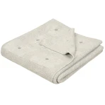 BabyMatex, Bambusdecke mit dekorativen Kugeln Akzent, 80 cm x 100 cm, hellgrau