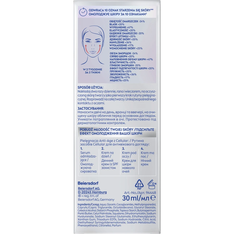 Nivea Cellular Epigenetics, verjongend serum, 30 ml