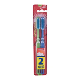 Brosses à dents Double Action, 2pcs, Colgate