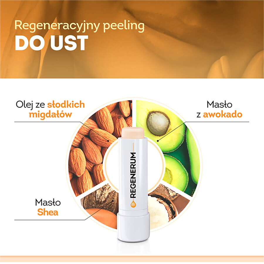 Kit Regenerum, scrub labbra rigenerante, levigante e nutriente, 2 x 5 g + biglietto cinema in omaggio