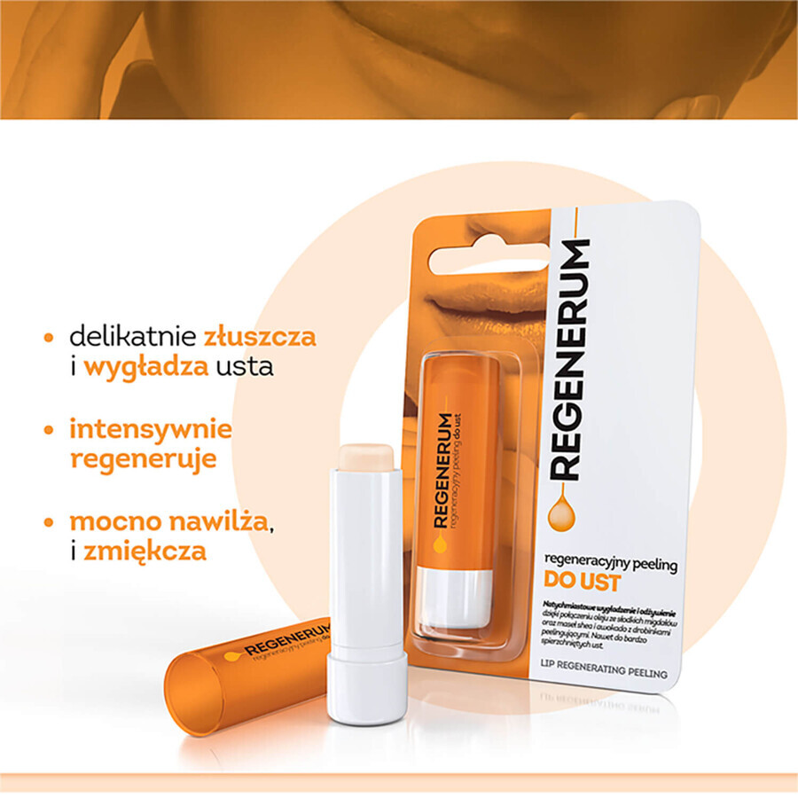 Kit Regenerum, scrub labbra rigenerante, levigante e nutriente, 2 x 5 g + biglietto cinema in omaggio