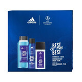 Adidas UEFA Champions League Best of The Best Geschenkset für Männer Deodorant mit Zerstäuber 75 ml + Deodorant 150 ml + Duschgel 250 ml