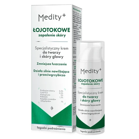 Ava Medity+ Seborroeïsche Dermatitis, gespecialiseerde crème voor gezicht en hoofdhuid, 50 ml