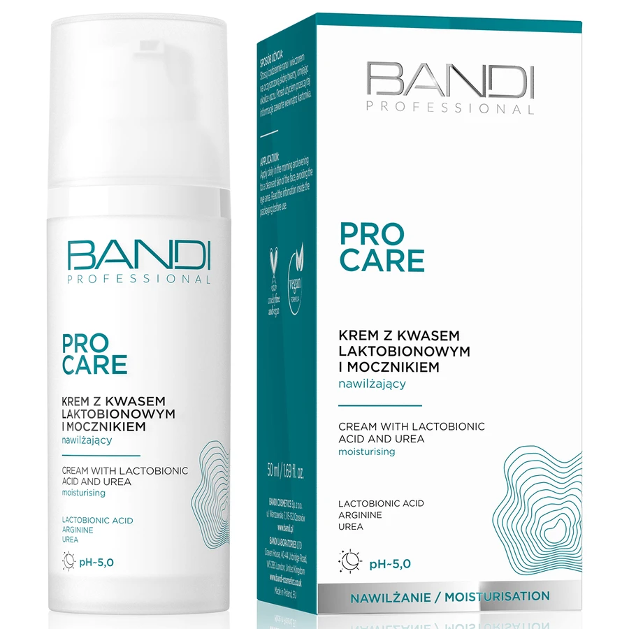 Bandi PRO Care, crema con ácido lactobiónico y urea, 50 ml