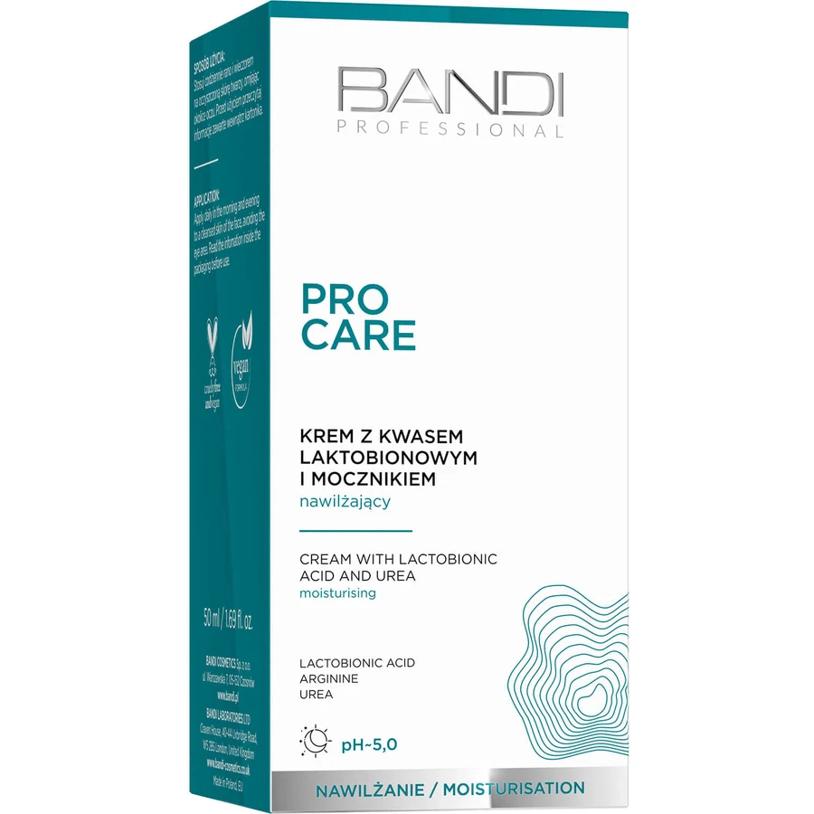 Bandi PRO Care, crema con ácido lactobiónico y urea, 50 ml