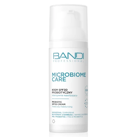 Bandi Microbiome Care, probiotic intensive moisturizing cream, SPF 30, 50 ml