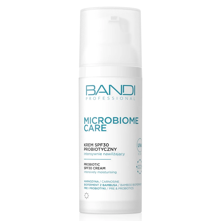 Bandi Microbiome Care, probiotic intensive moisturizing cream, SPF 30, 50 ml