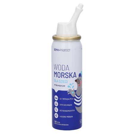 SEMA Protect, agua de mar para niños, spray nasal, 50 ml