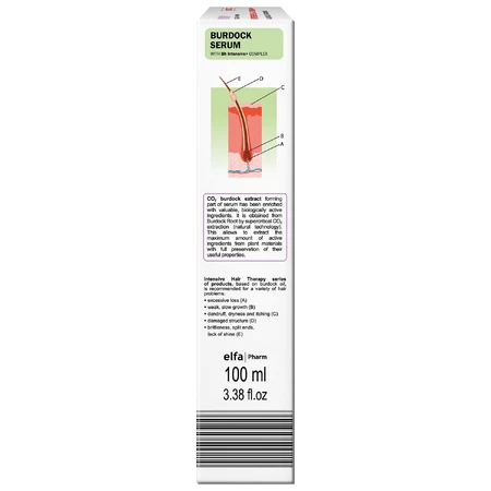 Elfa Pharm Intensive Hair Therapy, burdock serum against hair loss, 100 ml