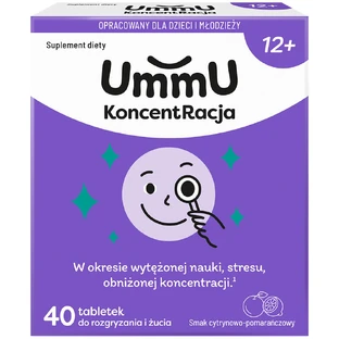 UmmU Concentration, pour les enfants à partir de 12 ans, 40 comprimés