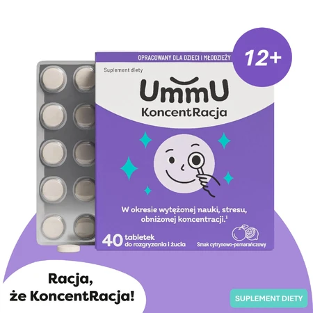 UmmU Concentration, pour les enfants à partir de 12 ans, 40 comprimés