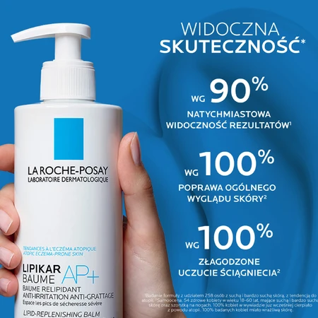 Set La Roche-Posay Lipikar Baume AP+M, Körperlotion, 400 ml + Syndet AP+, Körperreinigungscreme, ab Geburt, 400 ml