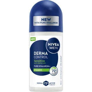 Nivea Men Derma Control Sensitive, antitranspirant, roll-on, 50 ml