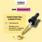 UmmU Multivitamin, for children 6 years and older, drops, orange flavor, 30 ml