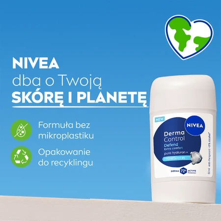 Nivea Derma Control Defend, antiperspirant, stick, 50 ml