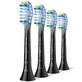 Philips, Sonicare C3 Premium Plaque Defence replacement toothbrush tips, black, 4 pieces