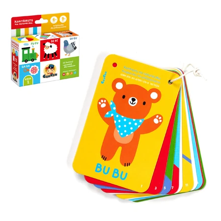 Set Bebilon Advance Pronutra 2, leche de continuación, más de 6 meses, 3 x 1000 g + CzuCzu Contrastes en un cordón, libro del bebé, 6-9 meses gratis