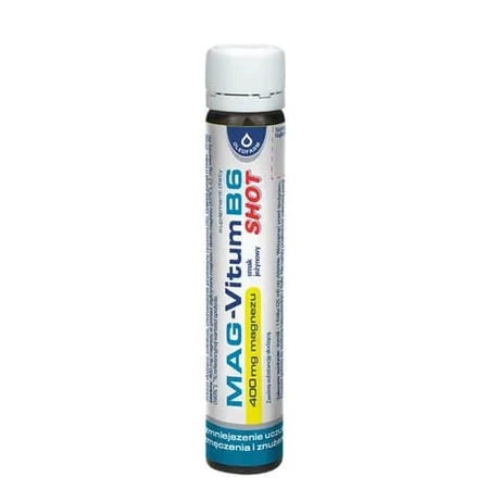 Mag-Vitum B6, shot, blackberry flavor, 25 ml x 20 vials